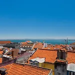 Amazing Rooftop Terrace With River And Historic View 4 Bedrooms 4 Bathrooms Ac 19th Century Building Chiado Apartmán *